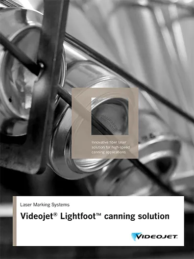 بروشور Videojet lightfoot canning solution