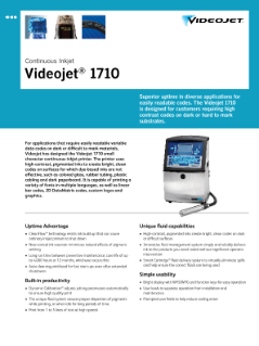 چاپگر Videojet 1710 CIJ