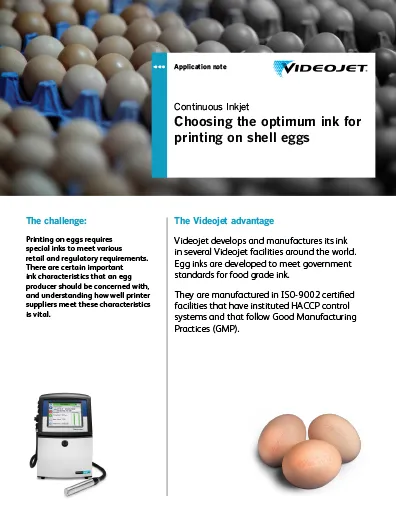 اهمیت انتخاب جوهر مناسب برای پوسته تخم مرغ